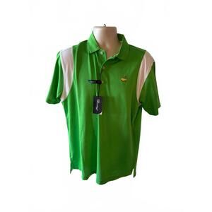 MASTERS TECH GREEN POLO MENS MEDIUM‎ NEW WITH TAGS GREEN